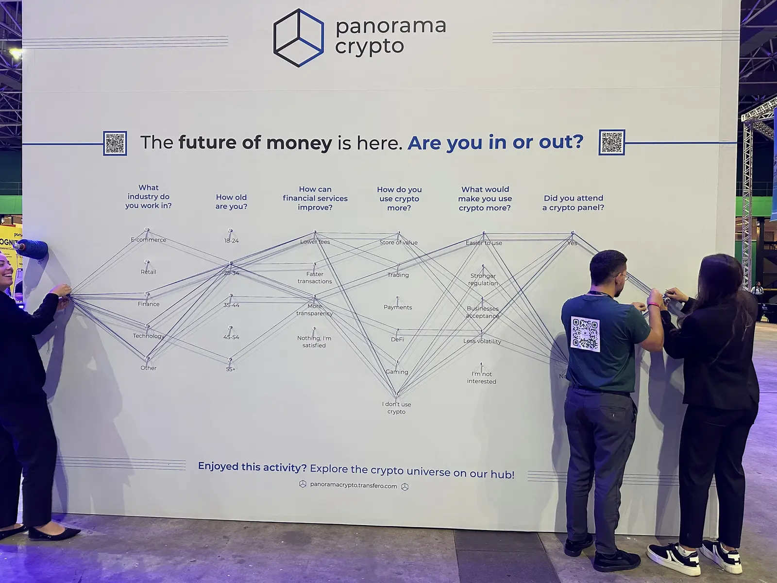 Banner of panorama crypto in the web summit rio 2025 event