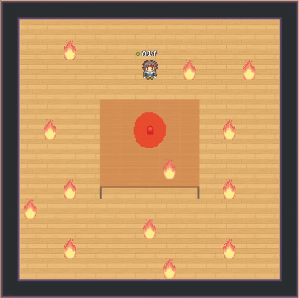 The production is on fire!