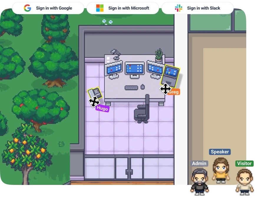 Personalize your characters, maps with colors