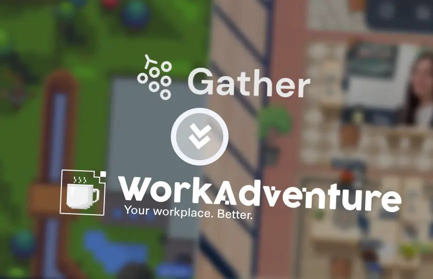 Gather to WorkAdventure migration illustration